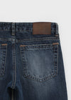 Kapton Washed Wide Bootcut Denim Pants