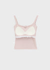 Ferriot Henley Neck Crop Sleeveless (Built-in Cap)