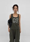 Shollit Vintage Print Layered Sleeveless