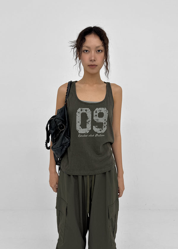 Shollit Vintage Print Layered Sleeveless