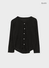 Jaws V-neck Summer Cotton Cardigan
