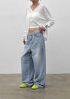 Rotit Summer Wide Denim Pants
