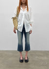 Pieto Low-waisted Denim Capri Pants