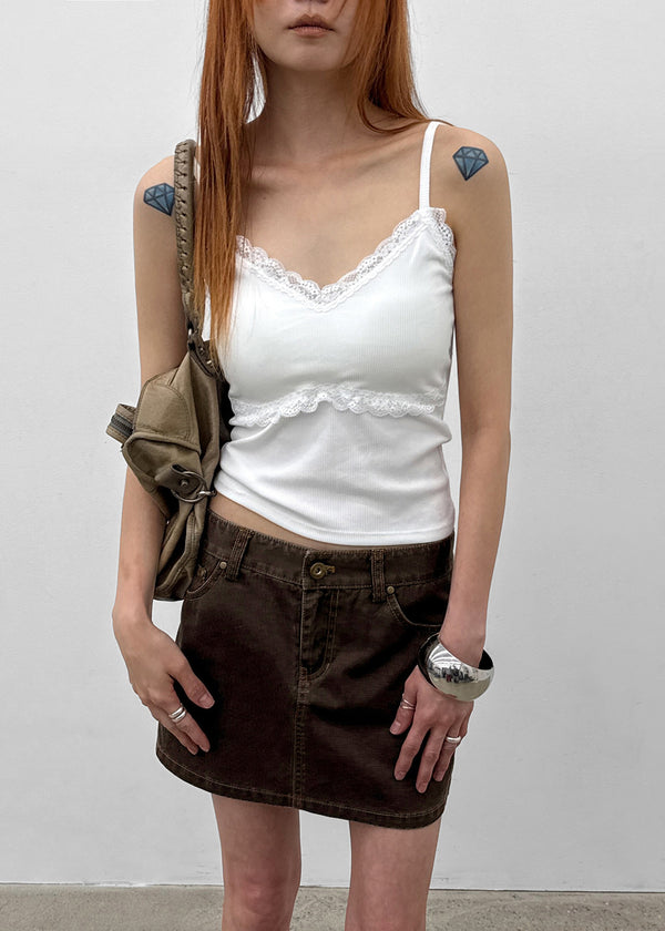 Taya Lace Strap Sleeveless (built-in Cup)