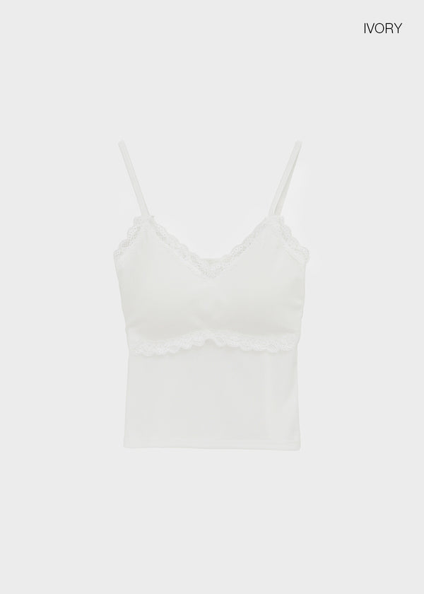 Taya Lace Strap Sleeveless (built-in Cup)