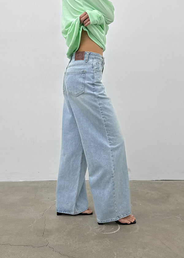 Mayum Washed Wide Denim Pants