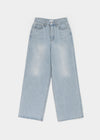 Mayum Washed Wide Denim Pants