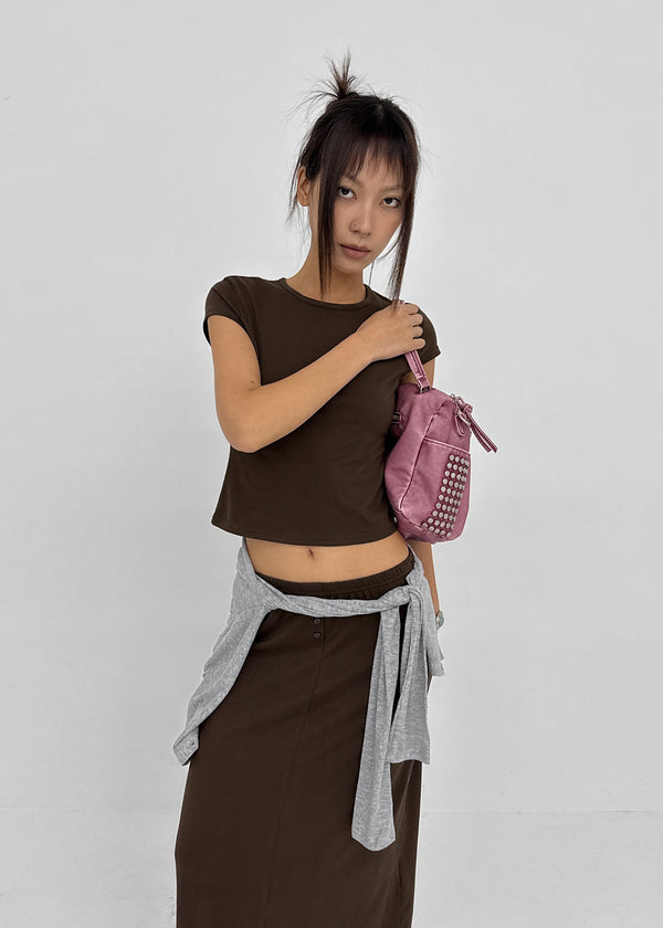 Pediloc Studded Leather Mini Bag