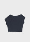 Rompu Loose Fit Off-shoulder Short Sleeve Tee