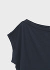 Rompu Loose Fit Off-shoulder Short Sleeve Tee