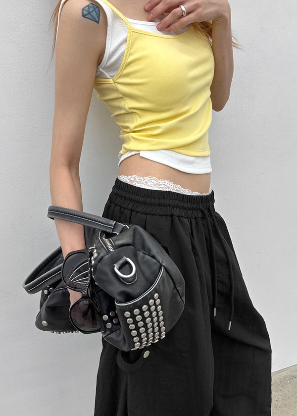 Pediloc Studded Leather Mini Bag
