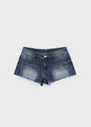 Mountain Low-waist Denim Shorts