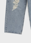 Rockle Damaged Wide Denim Pants