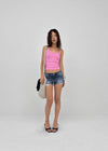 Mountain Low-waist Denim Shorts