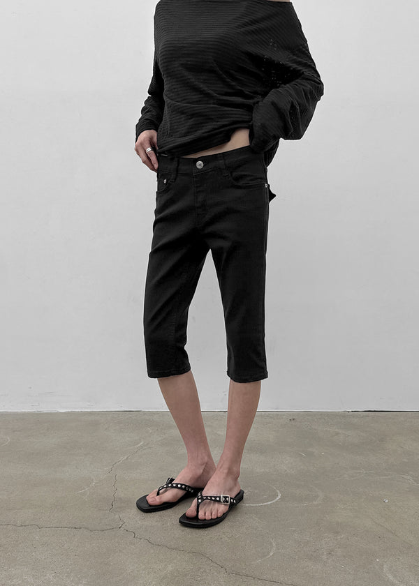Titaly Cotton Capri Pants