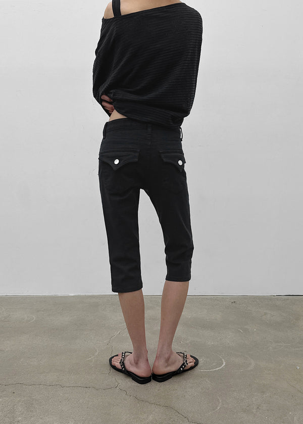 Titaly Cotton Capri Pants