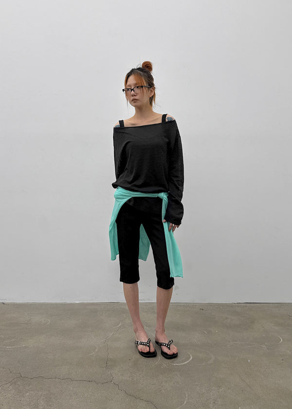 Titaly Cotton Capri Pants