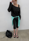 Titaly Cotton Capri Pants
