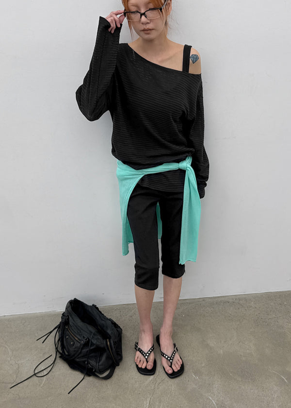 Titaly Cotton Capri Pants