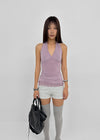 Nuttung Lace Halter Sleeveless