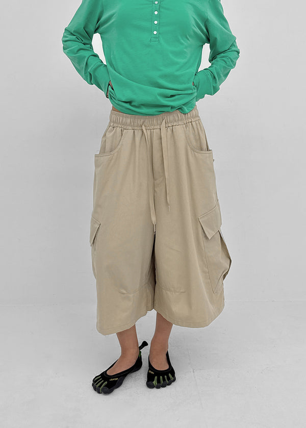 (UNISEX) Lowand Cargo Bermuda Shorts