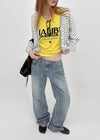 Millenni Lettering Pocket Short Sleeve T-shirt