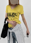 Millenni Lettering Pocket Short Sleeve T-shirt