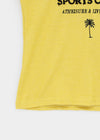 Millenni Lettering Pocket Short Sleeve T-shirt