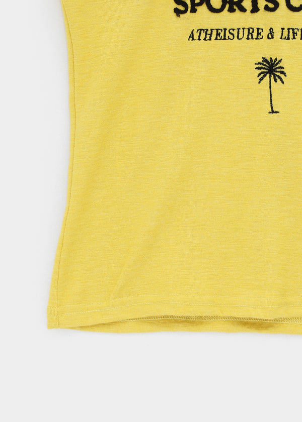 Millenni Lettering Pocket Short Sleeve T-shirt