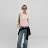 Peujeune Cap Sleeve Short-sleeve Knit