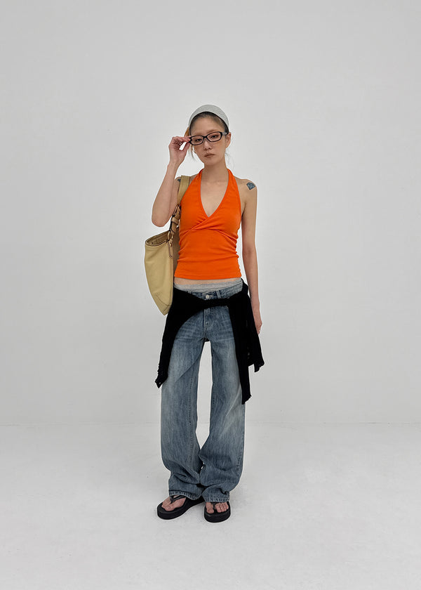 Etoile Wrap Halter Sleeveless