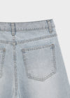 Gemmon Striped Wide Denim Pants