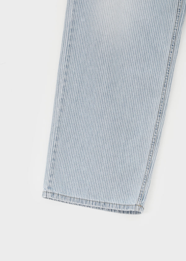 Gemmon Striped Wide Denim Pants