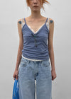 The Tully V-neck Wrap Sleeveless