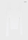 Pangk Pleated Long Sleeve Summer Knit (Set Available)