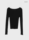Pangk Pleated Long Sleeve Summer Knit (Set Available)