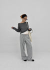 Pangk Pleated Summer Sleeveless Knit (Set Available)