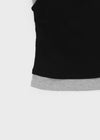 Rabiden Layered Sleeveless Top (Built-in Cap)
