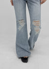 Danha Damaged Bootcut Denim Pants