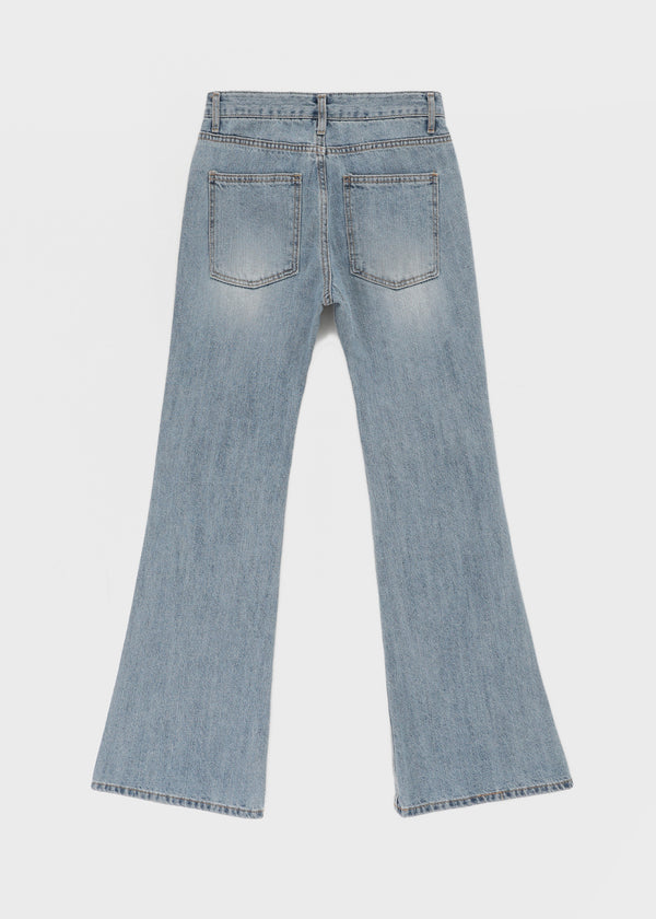 Danha Damaged Bootcut Denim Pants