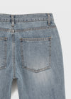 Danha Damaged Bootcut Denim Pants