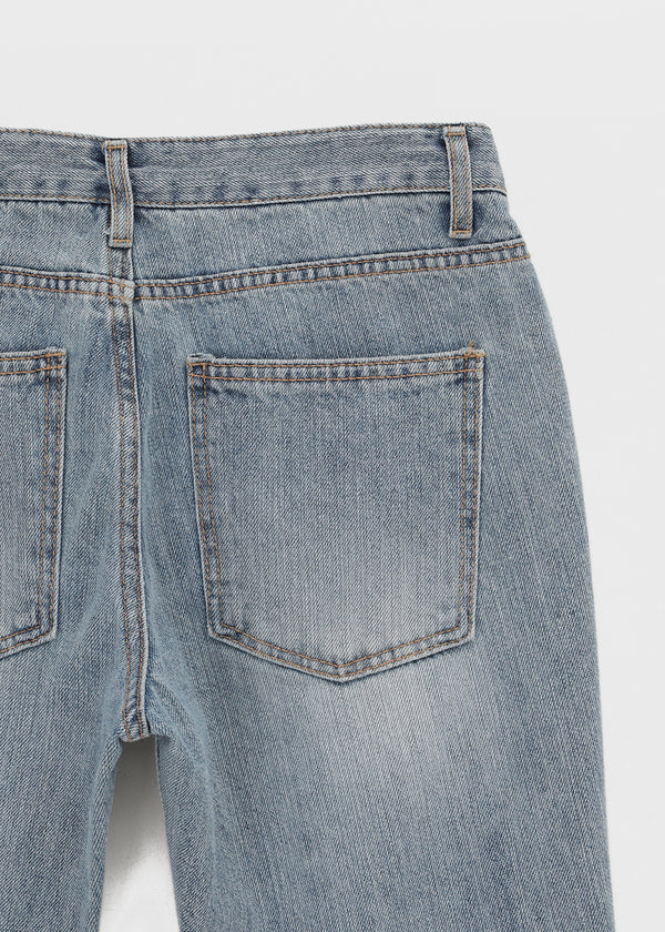 Danha Damaged Bootcut Denim Pants