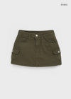 Sumer Cargo Miniskirt