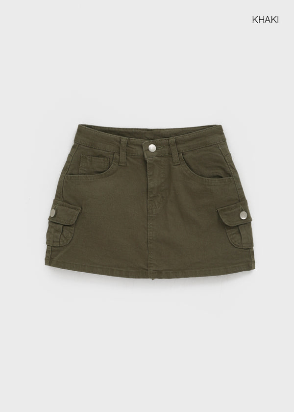 Sumer Cargo Miniskirt