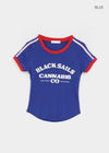 Boine Color Block Lettering Short-sleeve Tee