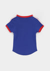 Boine Color Block Lettering Short-sleeve Tee