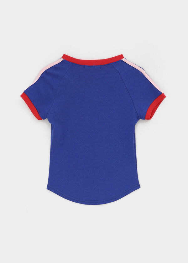 Boine Color Block Lettering Short-sleeve Tee