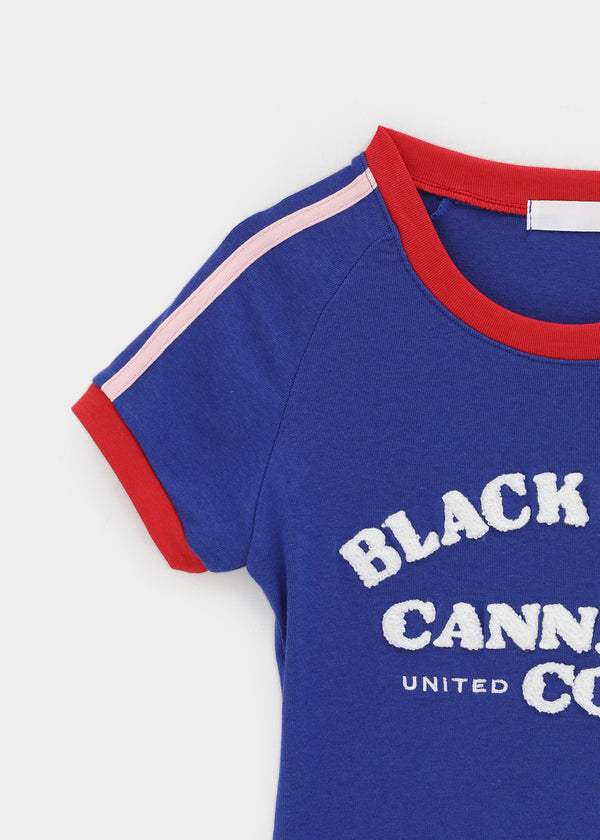 Boine Color Block Lettering Short-sleeve Tee