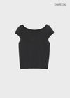Peujeune Cap Sleeve Short-sleeve Knit