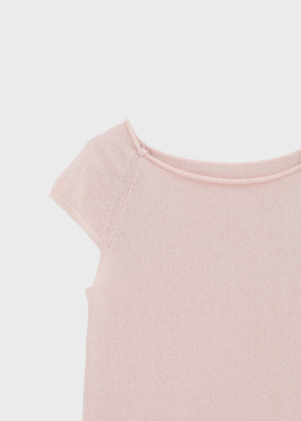 Peujeune Cap Sleeve Short-sleeve Knit